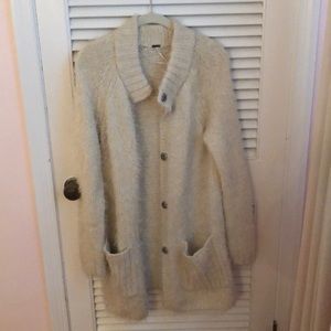 Free People furry sweater/jacket